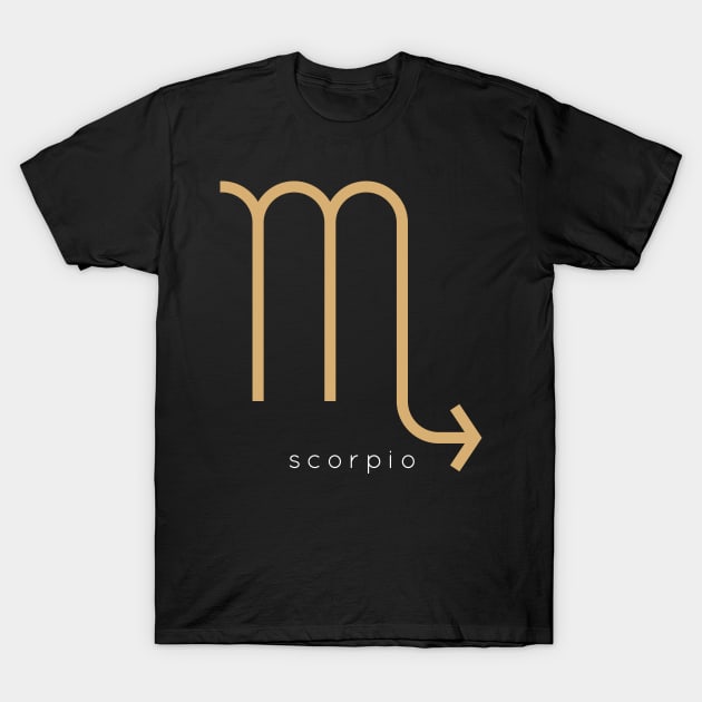 Zodiac Sign Scorpio T-Shirt by teeleoshirts